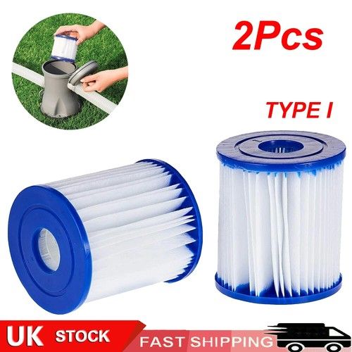 2x For Bestway 58093 Pool Filter Cartridge SIZE I for Swimming Pool PUMP TYPE 1