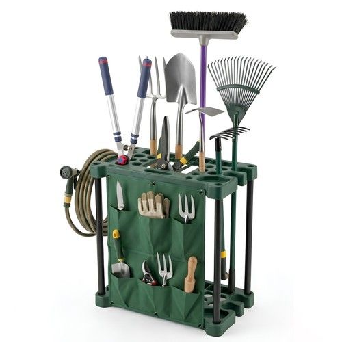 GARDEN TOOL STORAGE RACK CADDY HOLDER GARDENING SHED EQUIPMENT STORE ORGANISER