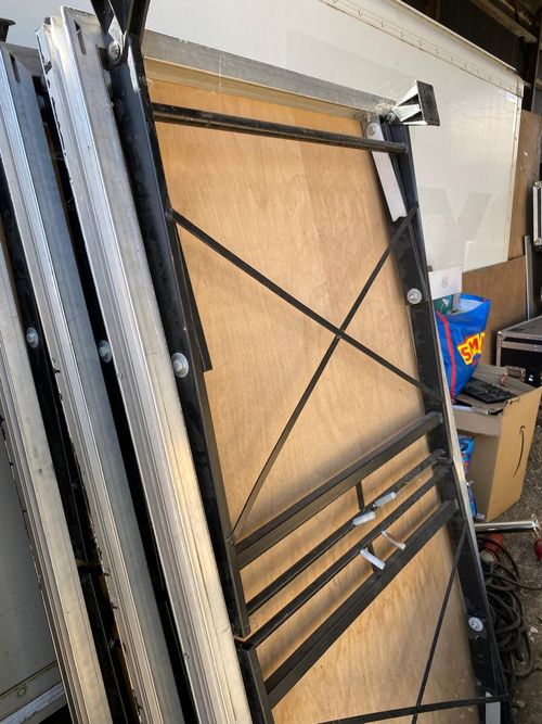 CPS 2m x 1m Adjustable Stage Platform Folding Legs Event Staging Podium — image 2