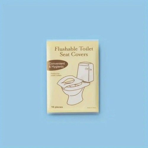 100Pcs Disposable Toilet Seat Covers Paper Travel Waterproof Hygienic Seat Cover