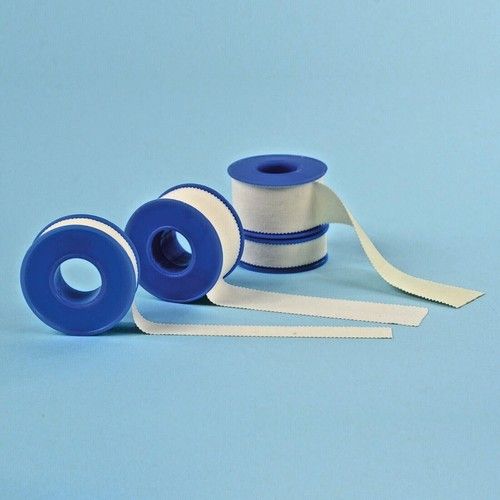 SENSIplast Adhesive Cotton Fabric Tape Medical Hypoallergenic Elastic Spooled