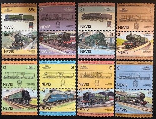 Nevis 1983 SG132-147 Leaders of the World Locomotives (1st Series) Set of 16 MNH
