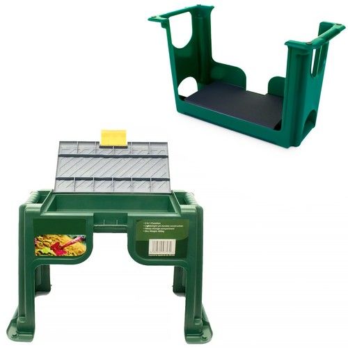 Portable 3in1 Garden Kneeler Foam Knee Pad Seat Gardening Tool Box Storage Stool