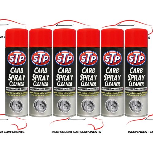 6 x STP CARB CLEANER SPRAY CARBURETTOR INTAKE SPRAY CLEANER PROFESSIONAL 500ML — image 1