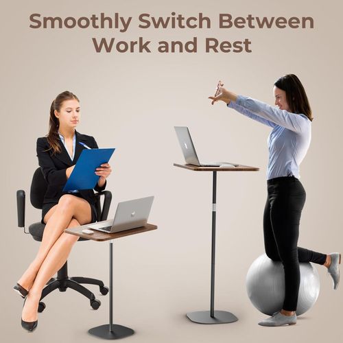 Multi-functional Adjustable Laptop Floor Stand Projector Rack Dining/CoffeeTable — image 5