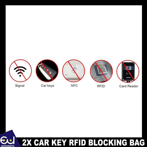 2X RFID BLOCKING CAGE CAR KEY SIGNAL BLOCKER FARADAY POUCH CASE FOB KEYLESS — image 9
