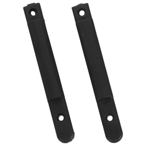 Black ABS Crowd Control Belt Receiver for Retractable Barrier Safety Systems — image 12