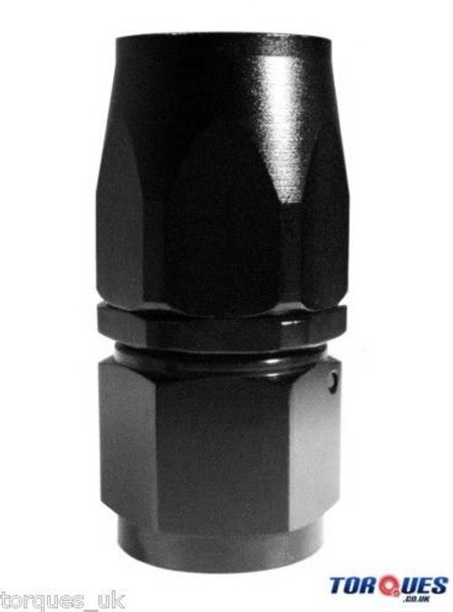 AN-10 AN10 STRAIGHT FastFlow Stealth Black Hose Fitting