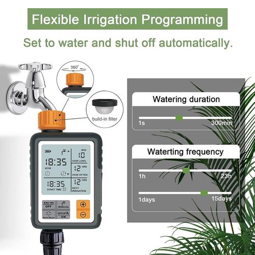 Water Timer Automatic Irrigation watering System Programmable Garden Sprinkler — image 15