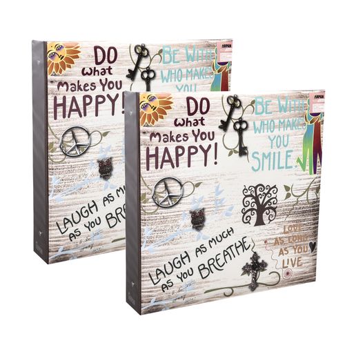 Photo album slip in case 3-ring binder holds 500 Photos 6x4''/ 10x15cm - X 2 — image 1