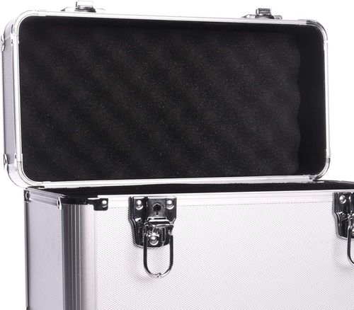 Vinyl Case LP Storage Box 12" Vinyl Storage Heavy Duty Record Case Lockable Box — image 4