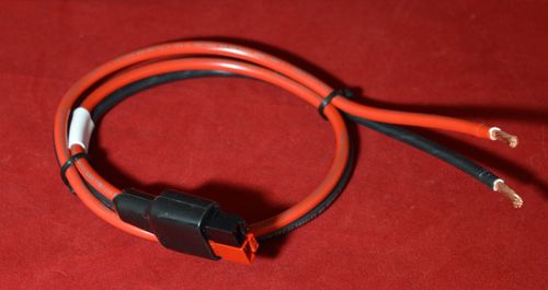 Powerpole "pigtail" lead 50cm open ends (LD199) — image 1