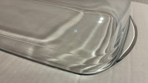 Large Clear Glass Rectangular Baking Dish with Handles — image 4