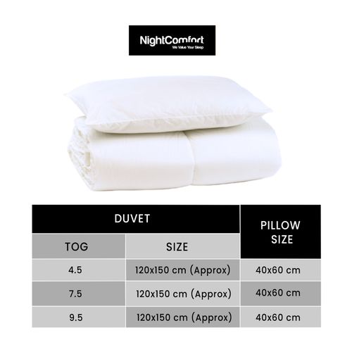 Toddler / Junior Cot Bed Duvet and Pillow Set- Anti Allergy [4.5, 7.5 & 9.0 Tog] — image 6