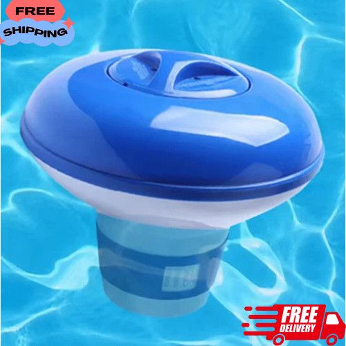 Floating Chlorine Dispenser Pool Chemical Floater Spa Hot Tub Tablet Holder