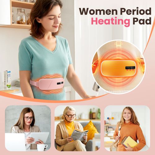 Electric Heating Menstrual Heat Pad Massage Belt For Period Pain Relief Cramps — image 4