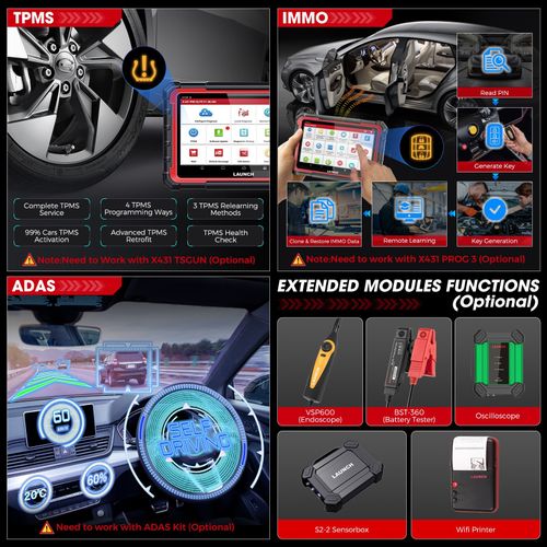 2026 LAUNCH X431 PRO ELITE Car OBD2 Diagnostic Tools Bi-directional ECU Coding — image 7