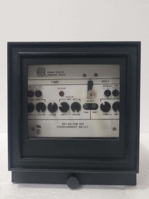 1 × BASLER BE1-50/51B-105 SELF-POWERED TIME OVERCURRENT RELAY NEW OPEN BOX