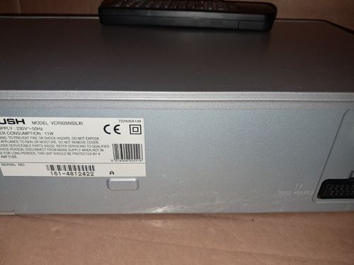 BUSH NICAM VCR VHS Video Cassette Recorder player SERVICED REMOTE — image 3