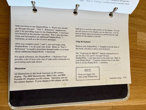 vintage ibm displaywrite 1 and slipcase — image 9