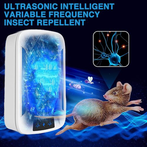 2 Pack Ultrasonic Pest Control Repeller Reject Rat Mouse UK Plug-in Mice Spider — image 11