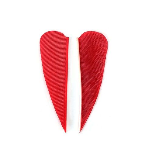 50X Arrow Natural Feather Fletches 2" Archery Shaft Wings DIY Bow Target Hunting