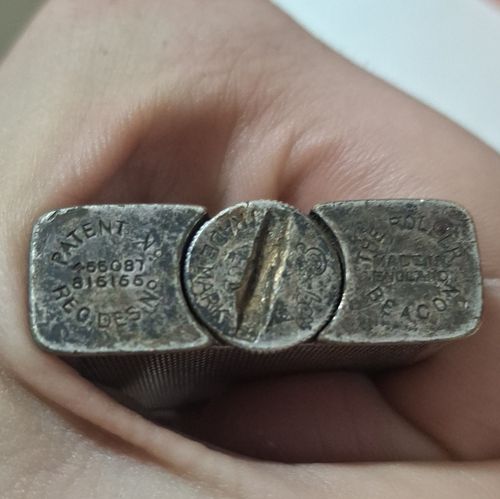 Roller Vintage Metal Pocket Cigarette Lighter — image 3