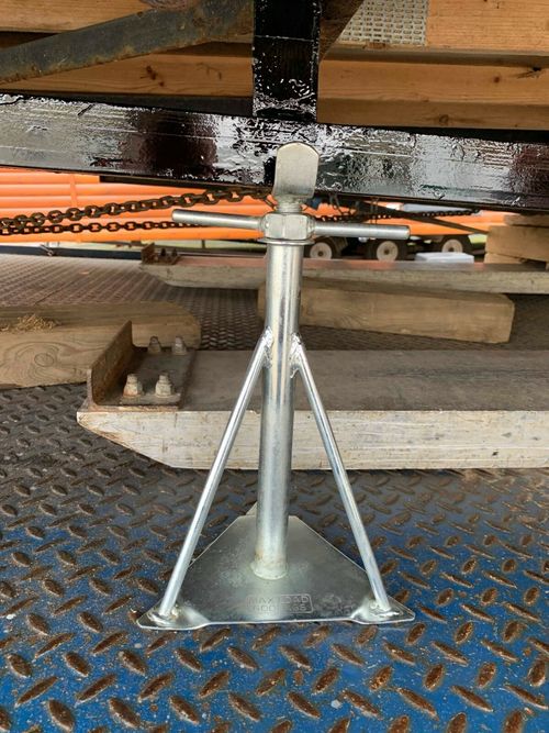 Static Caravan Medium Axle Stand Mobile Home Siting Chassis 12" - 16.5" — image 2