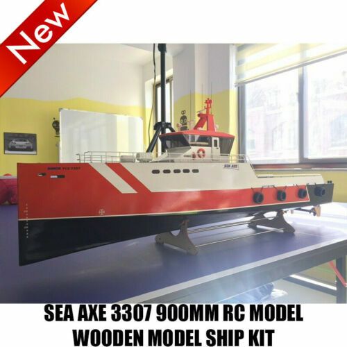 DIY Assembly Model Sea Axe 3307 900mm Rc Model Wooden Model Ship Kit — image 2