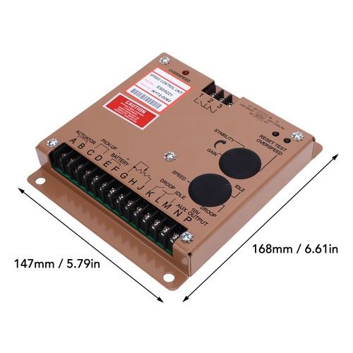 ESD5221 Speed Control Unit Reliable Governor For Generators 168x147mm