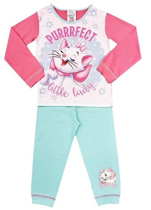Girls Disney Marie Pyjamas Disney Aristocats Character PJs 18 Months-10 Years