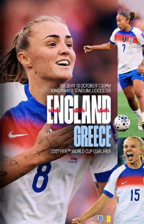 ENGLAND LIONESSES WORLD CUP QUAL. V GREECE MATCH PROGRAMME 13/10/26 PRE-ORDER