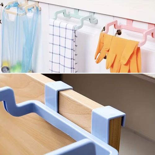 Plastic Kitchen Trash Bag Rack, Practical Storage Holder for Kitchen, Pantry — image 5