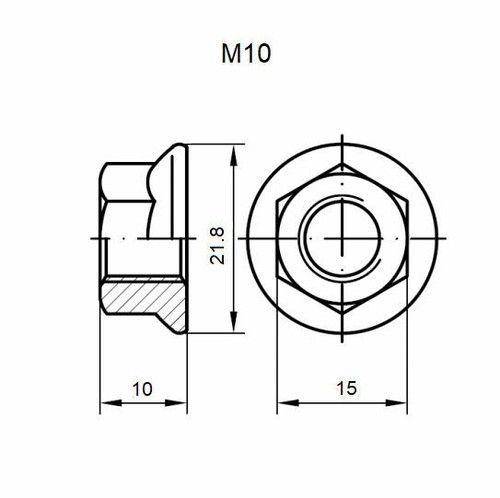 METRIC FINE THREAD HEXAGON HEAD FLANGE NUTS GRADE 10 M10 M12 M14 M16 M20 GEOMET