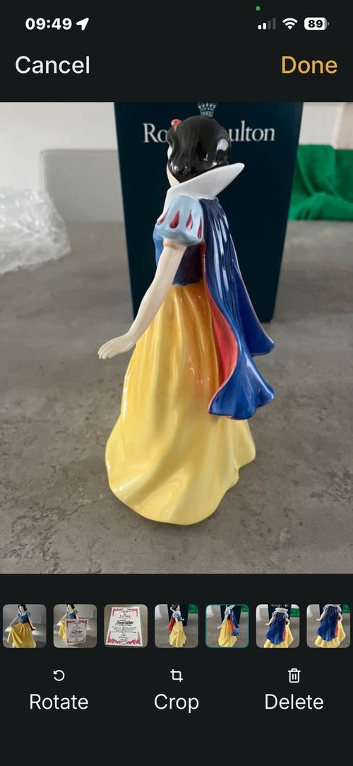 Royal Doulton Disney Princess Collection Snow White Figurine Figure 1995 — image 4