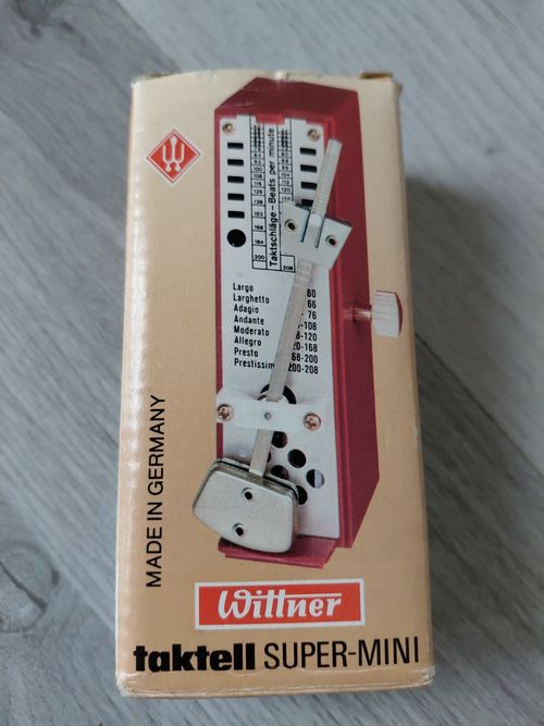 Wittner Taktell Super Mini Metronome Ruby Made In Germany  — image 9