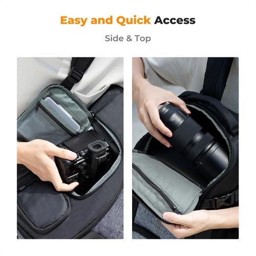 K&F CONCEPT Multifunction Camera Backpack Case w/Rain Cover for DSLR Canon Nikon — image 3