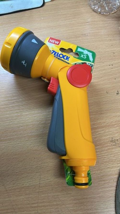 Hozelock 2669 Multi Spray Gun 5 Pattern Water Hose Flow Control Watering Garden