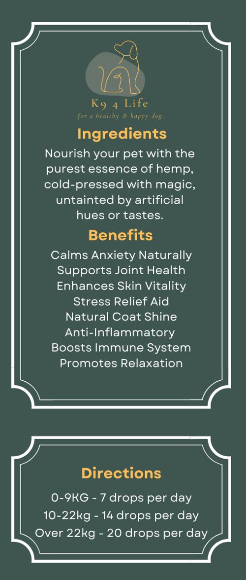 2 x 60,000mg 60ml High Strength Hemp Calming Oil Dogs and Cat 100% Pure Organic — image 5