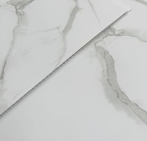 10 White Marble Matt Bathroom Panels Shower Wet Wall Kitchen Cladding PVC — image 9