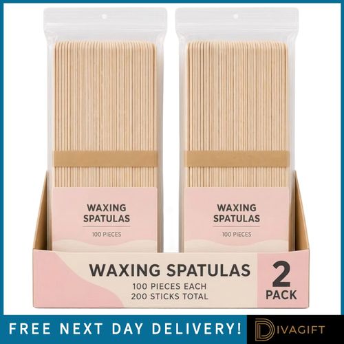 200 WOODEN WAX STRIPS WAXING LEGS BODY BIKINI HAIR REMOVAL SPATULAS WAX STICKS — image 1
