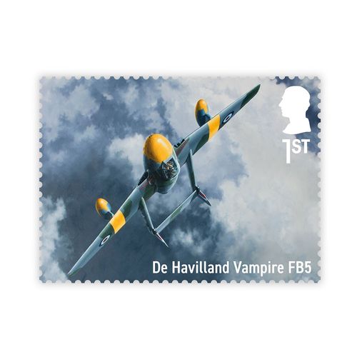 Military Jet Aircraft Stamps Collectors Sheet from Royal Mail — image 6