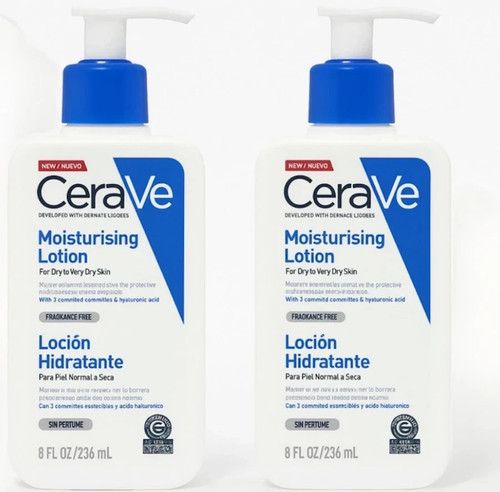 2pack CeraVe Daily Moisturising Lotion for Dry to Very Dry Skin 236ml UK SEALED
