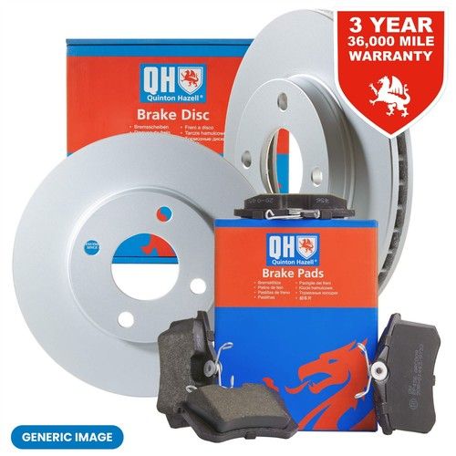 QH Front Discs Pair & Front Pads Fits Citroen Berlingo DS Opel Peugeot Vauxhall