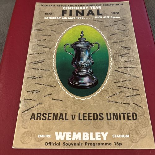 1972 fa cup final Arsenal v Leeds  — image 1