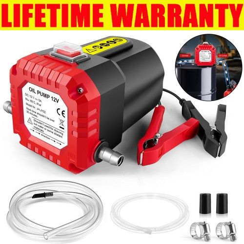 1000W Electric Car Diesel Engine Oil Pump Fuel Transfer Extractor Suction Pump
