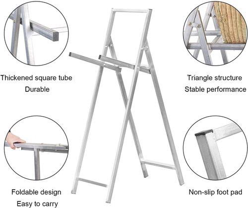Foldable Metal Archery Target Stand Archery Target Shelf Retractable For Outdoor — image 3