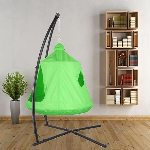 Hammock Chair Stand W/ Hanging Tree Tent, Porch Swing Chair W/ Hanging C Stand — image 6