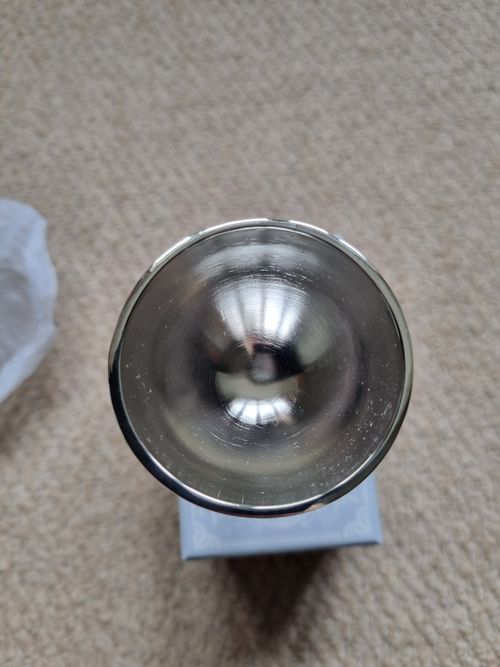 Christening Gift Noah's Ark Silver Plated Egg Cup — image 4