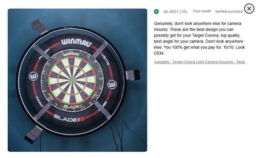 Autodarts - Target Corona Light Camera Housings  X3 - Tested Proven Solution - — image 12